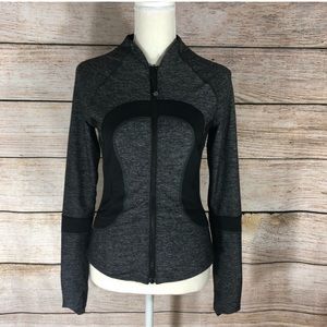 LULULEMON black reversible zip jacket